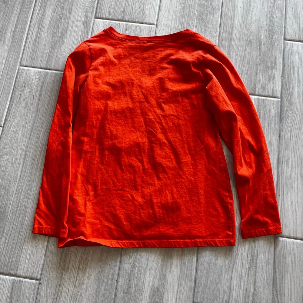NFL Junk Food Women's LG Miami Dolphins Orange Long Sleeve V-neck T-shirt - Picture 3 of 4